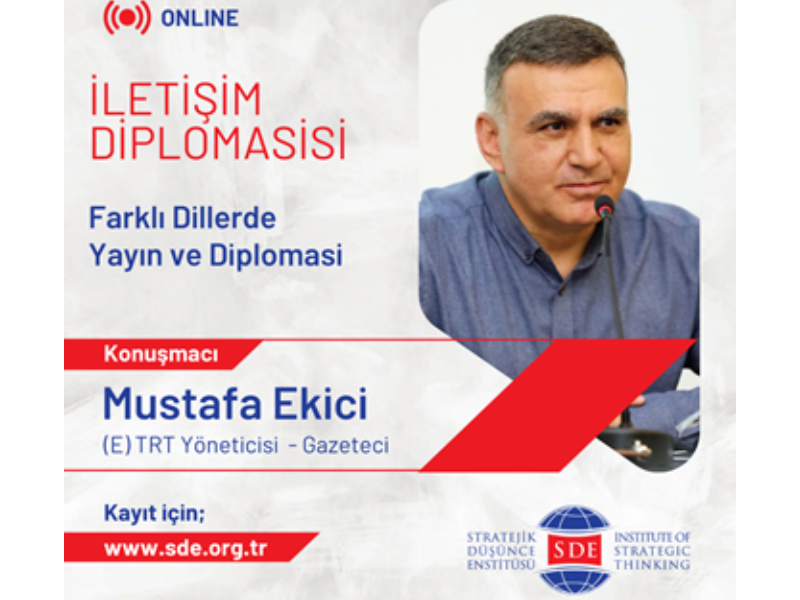 İLETİŞİM DİPLOMASİSİ<br>Farklı Dillerde Yayın ve Diplomasi