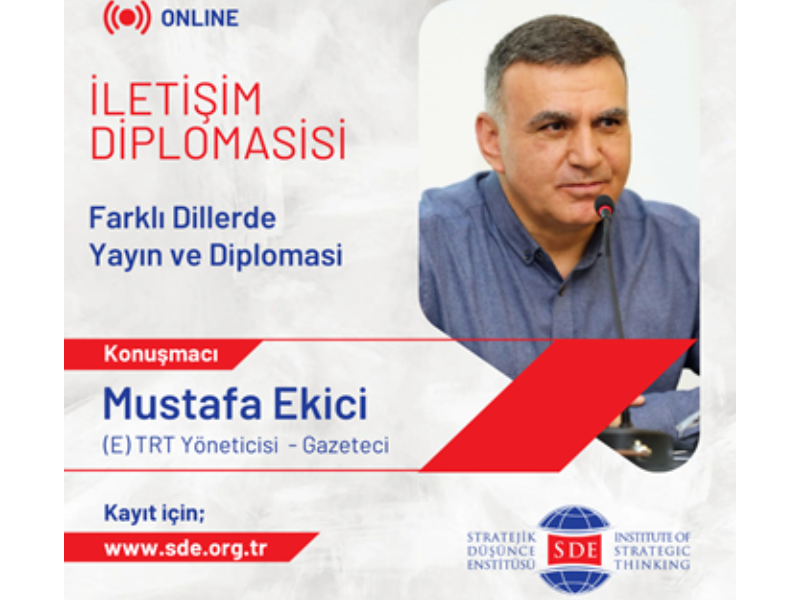 İLETİŞİM DİPLOMASİ<br>Farklı Dillerde Yayın ve Diplomasi