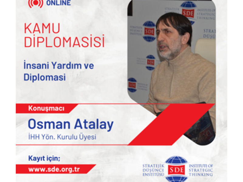 KAMU DİPLOMASİSİ<br>İnsani Yardım ve Diplomasi