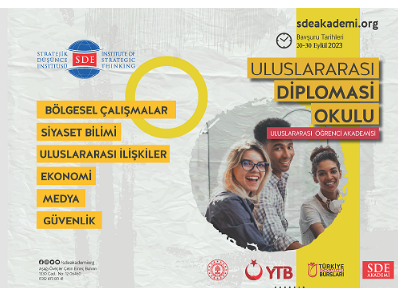 ULUSLARARASI DİPLOMASİ OKULU BAŞLIYOR